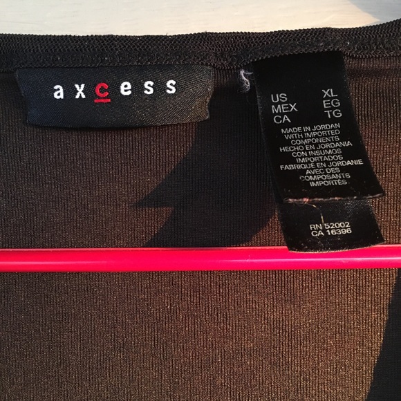 Woman’s Boho Top with long black sheer sleeves. - Picture 9 of 11